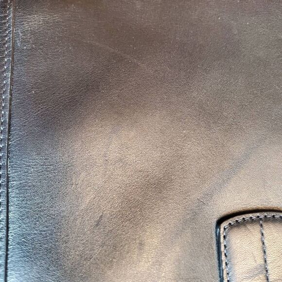 COACH Thompson 6455 Leather Briefcase,Shoulder Messenger Bag Black - Picture 13 of 16